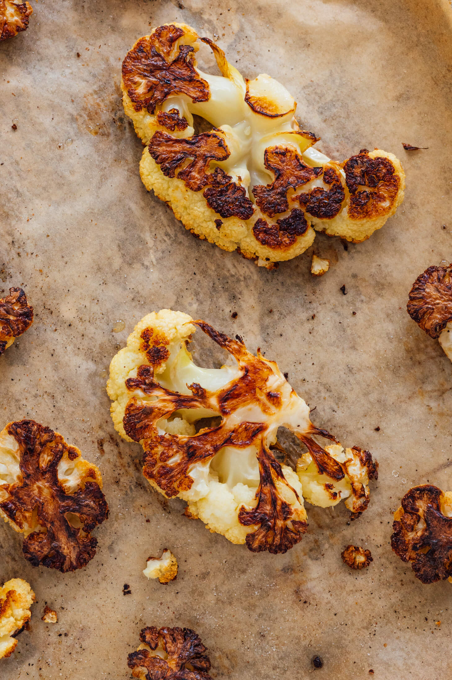 baked cauliflower steak