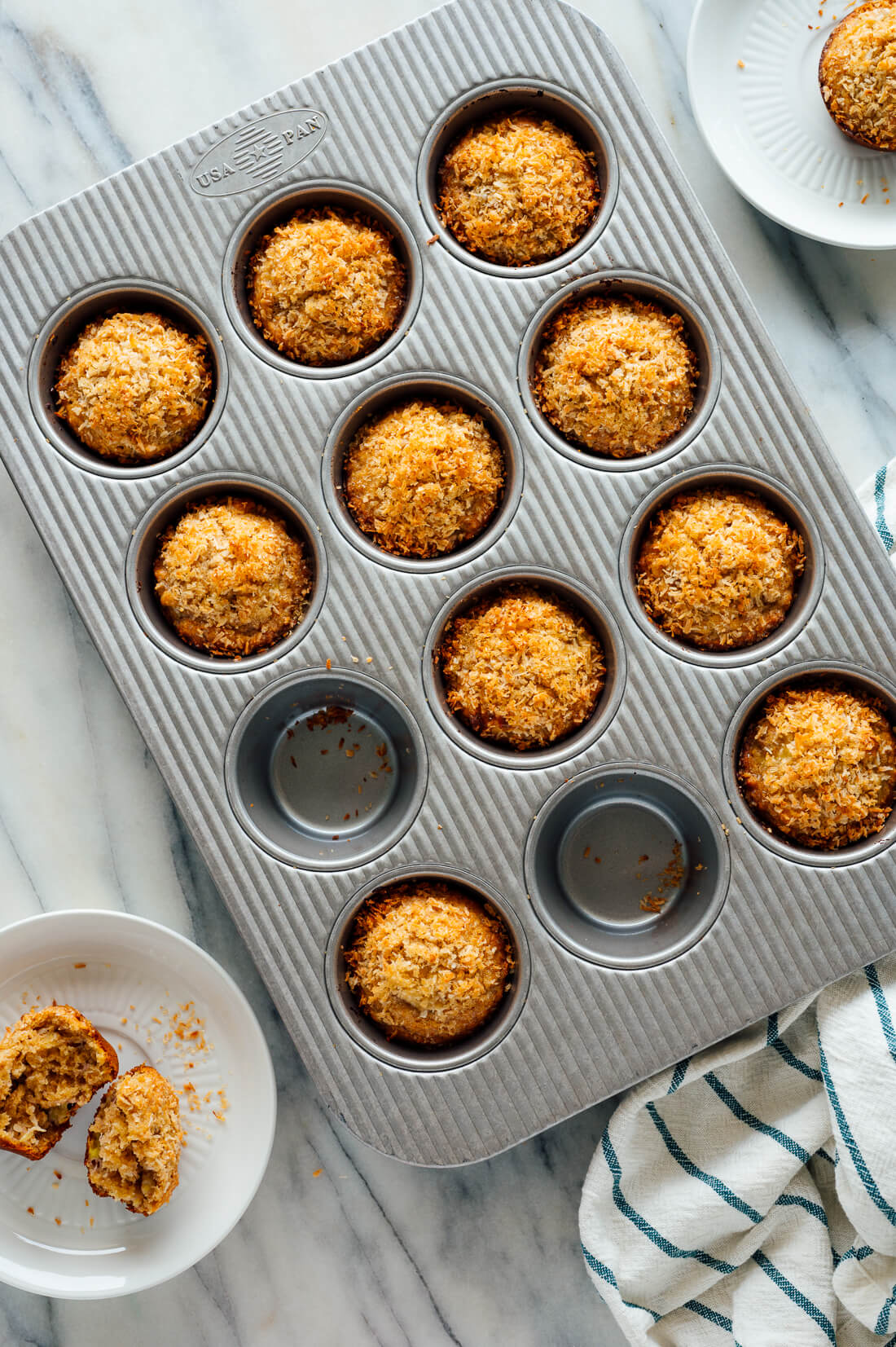 banana coconut muffins recipe