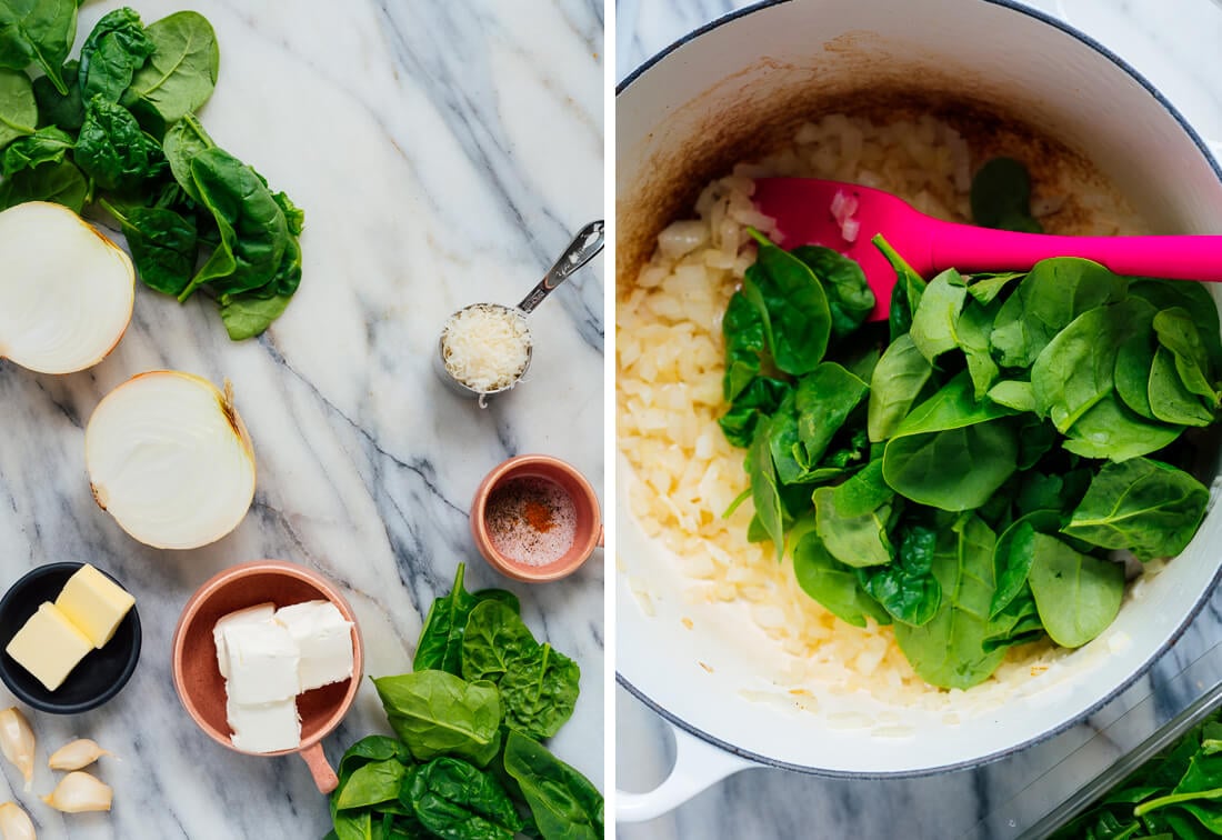 creamed spinach ingredients