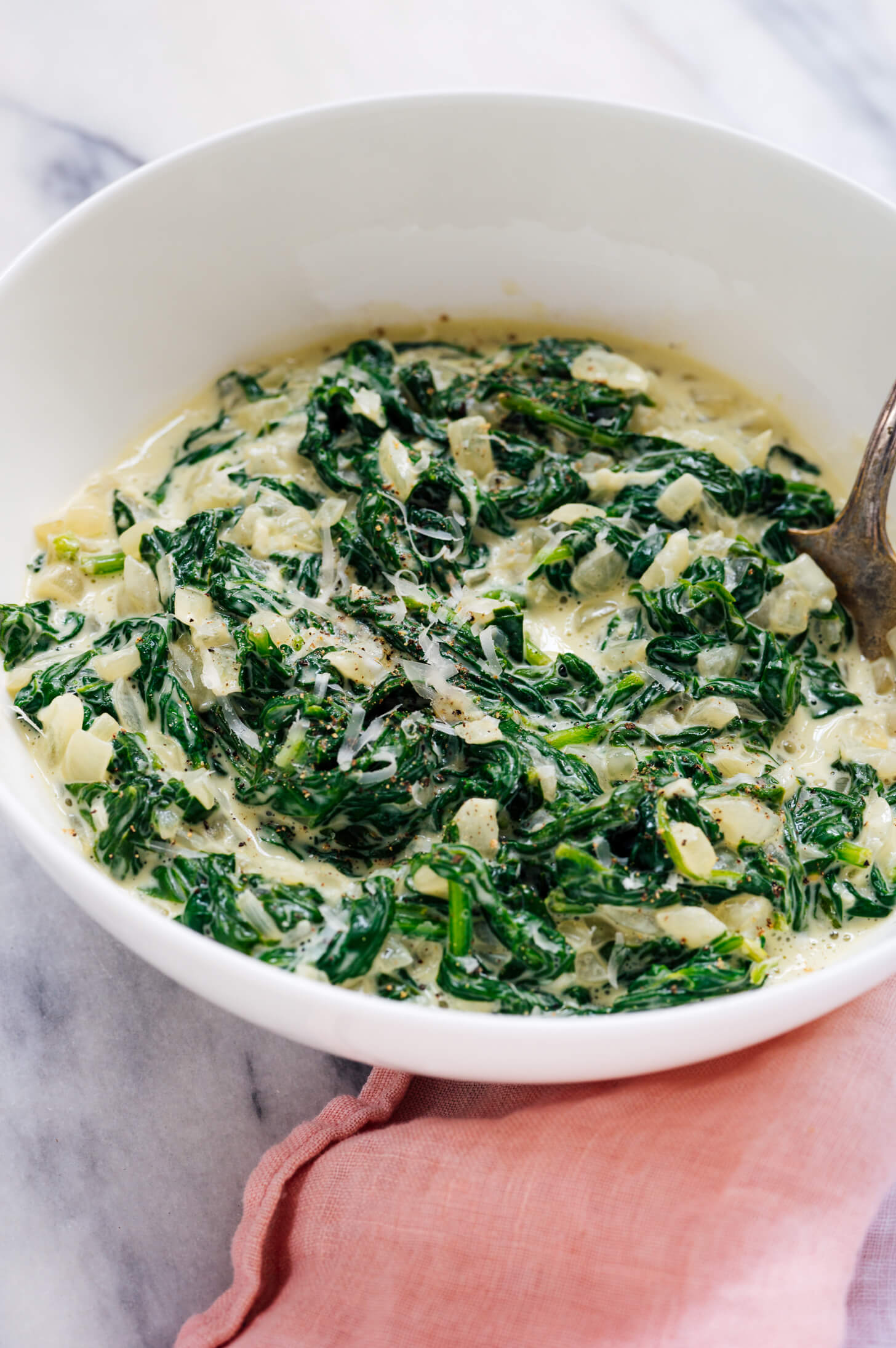 creamed spinach recipe