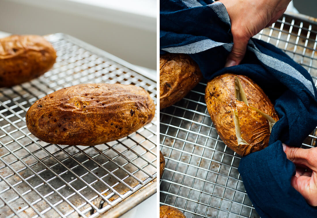 crispy baked potatoes