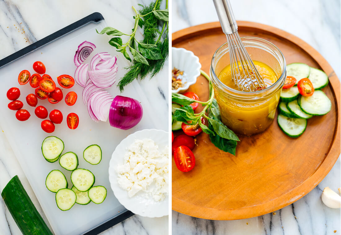 cucumber tomato salad ingredients