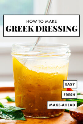 Greek vinaigrette