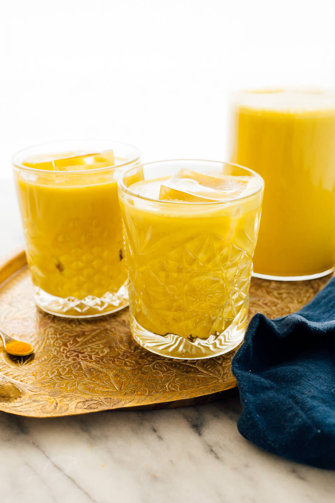 iced golden milk