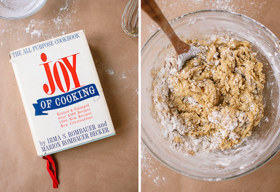 Joy of Cooking and shortbread dough