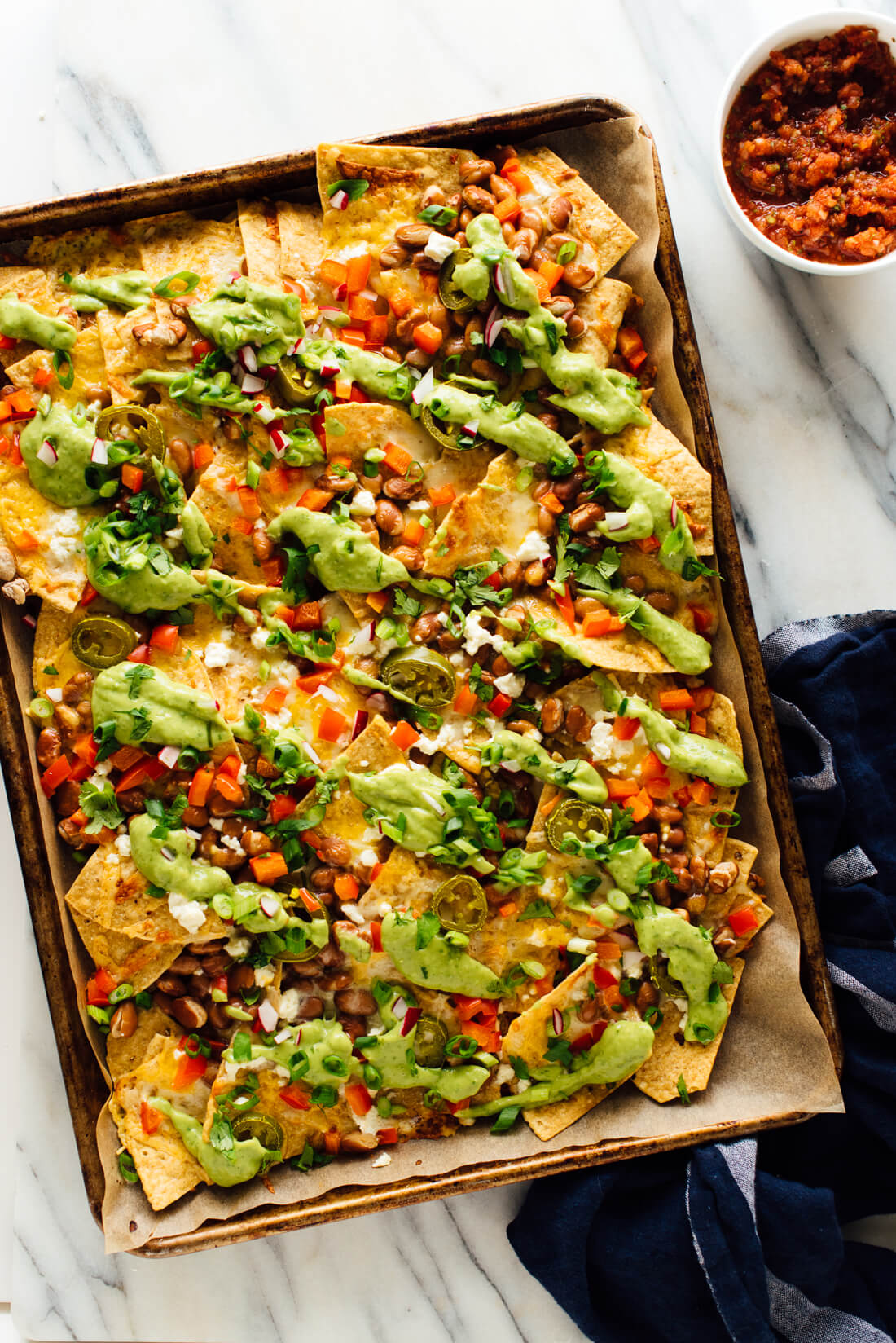 loaded vegetable nachos recipe