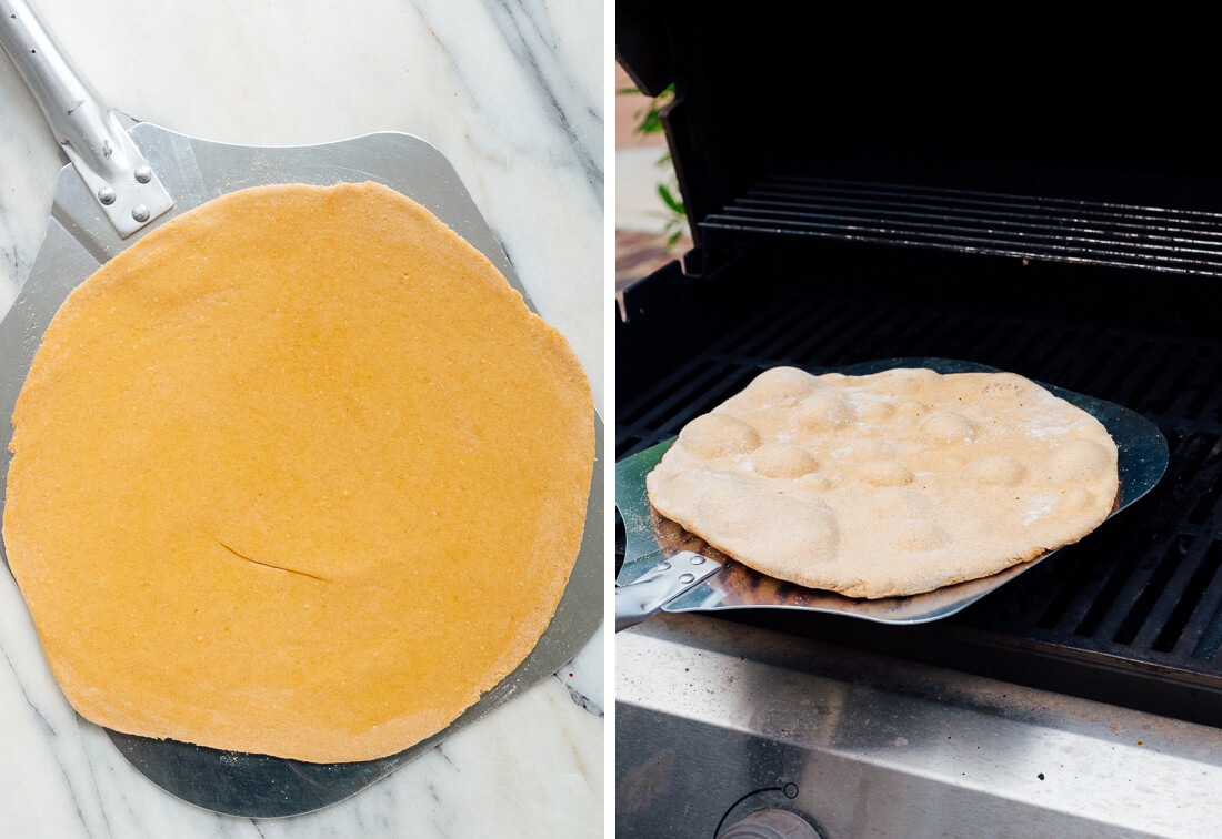 pizza dough for grilling