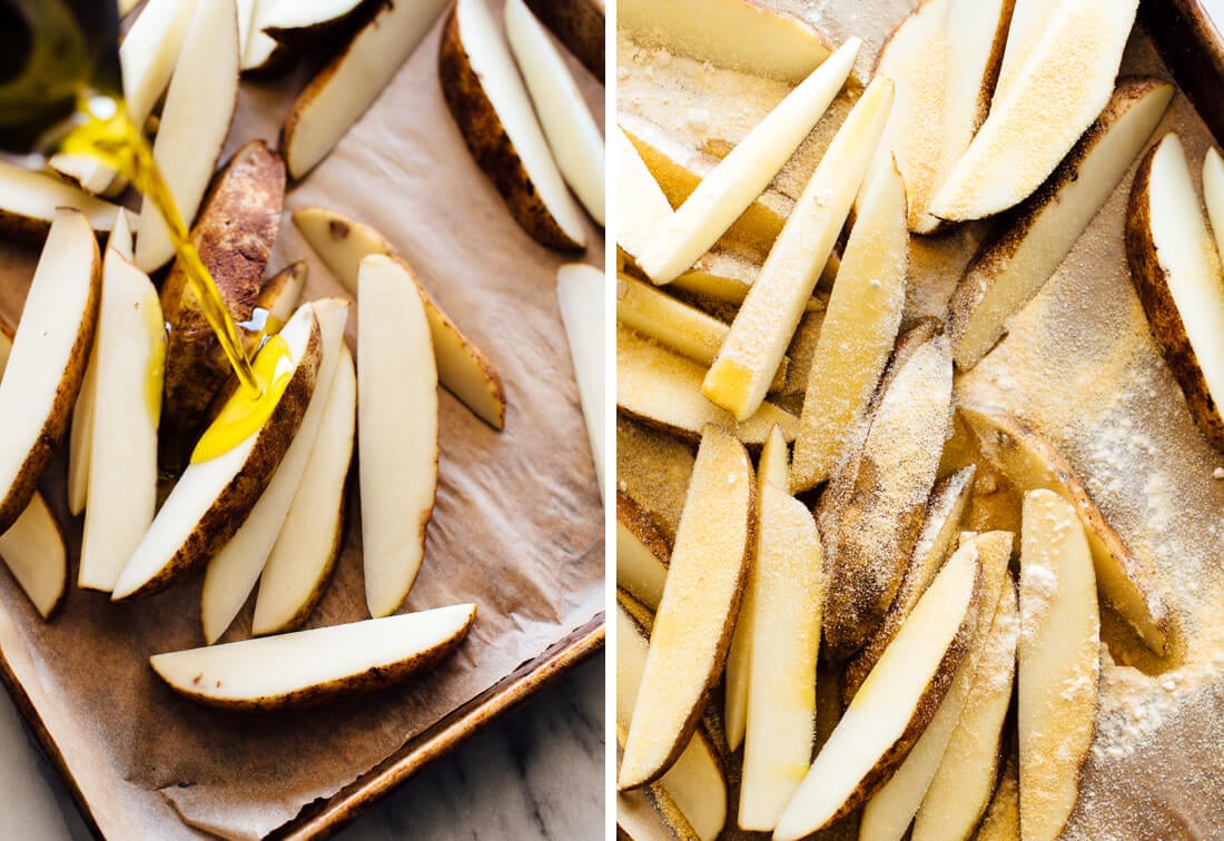 seasoned potato wedges