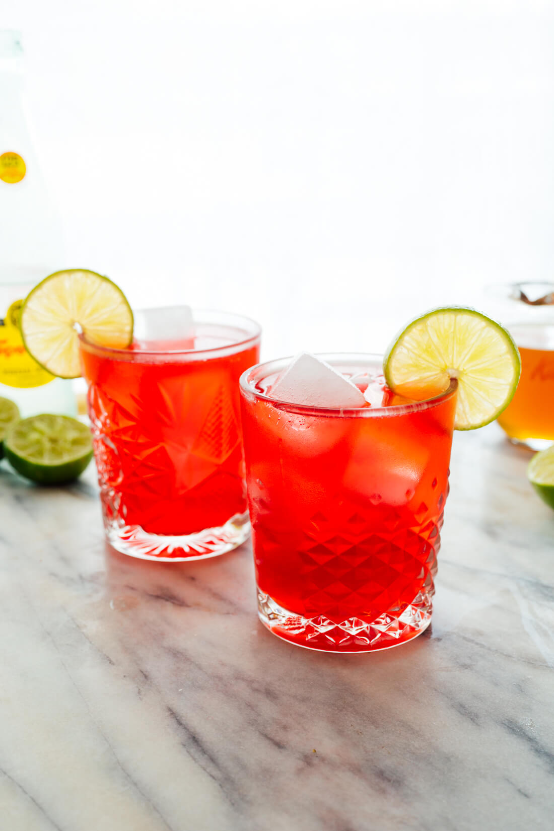 sparkling hibiscus mocktail recipe