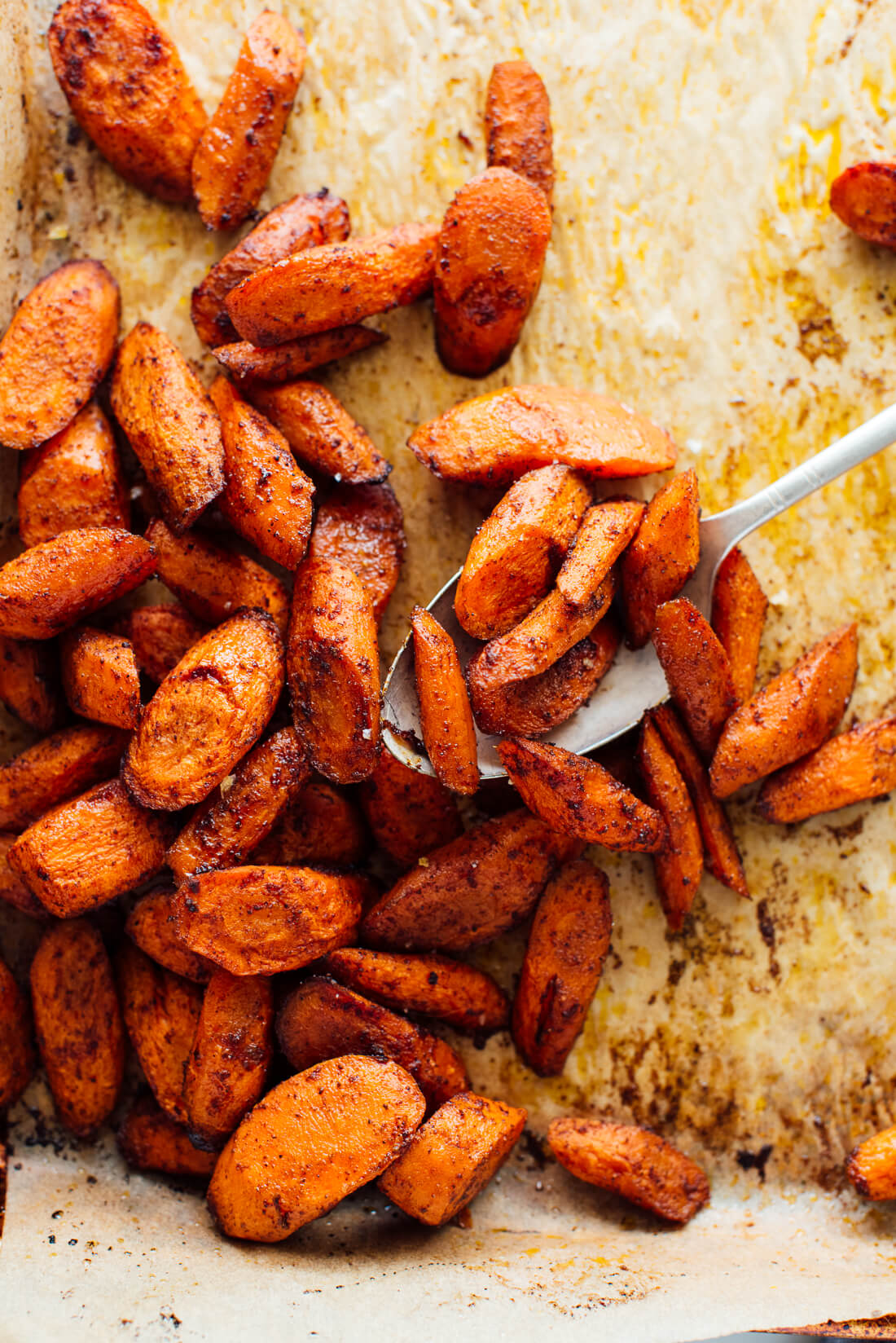 spiced roasted carrots recipe